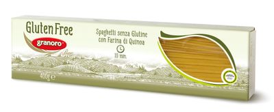 Макаронные изделия из киноа (без глютена) GranOro Senza Glutine № 472  "Спагетти" 400 г